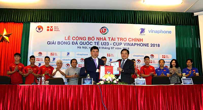 VNPT tài trợ chính cho giải bóng đá quốc tế U23 - Cúp VinaPhone 2018
